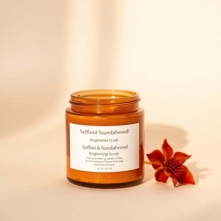 Juicy Chemistry Face & Body Brightening Scrub with Saffron & Sandalwood