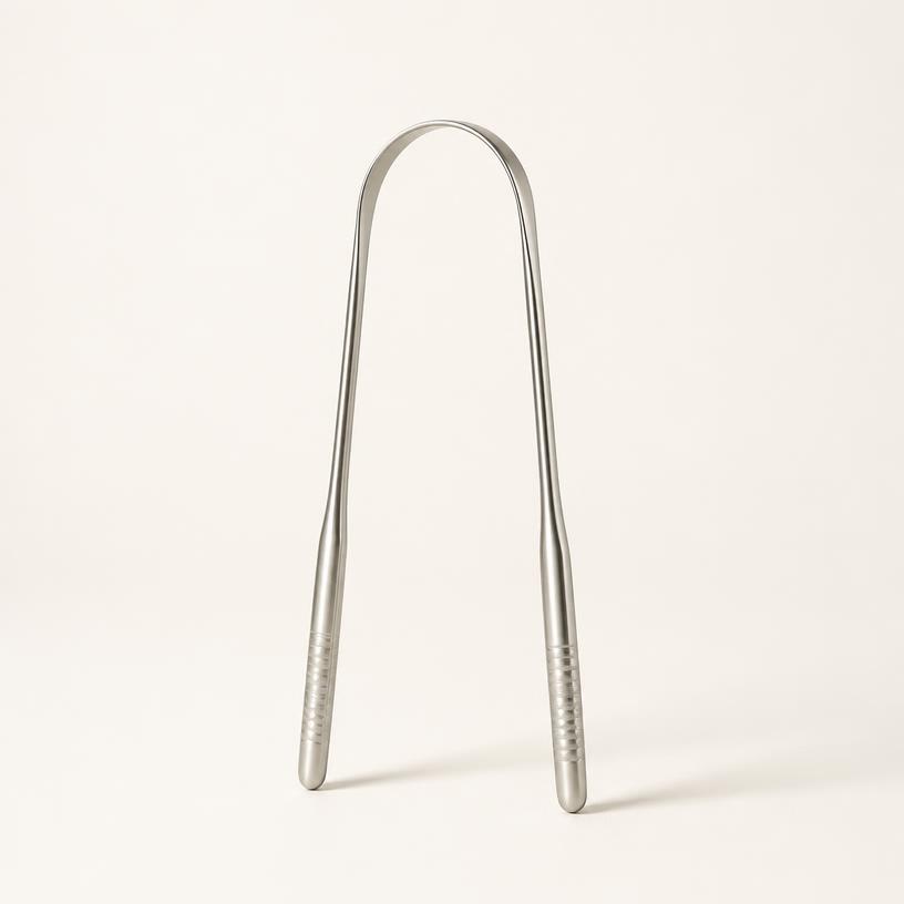Perfora Silver Steel Tongue Cleaner